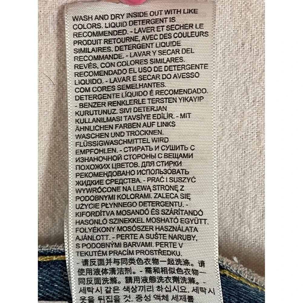 Levis 505 Regular Fit Straight Leg Blue Denim Jeans Mens 34x29